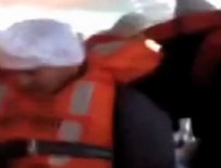 Feribotta dehşet anları kamerada