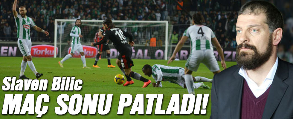Slaven Bilic maç sonu patladı!