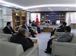 ÖNDER KAHVECI - Türk Sağlık-sen Genel Başkanı Belediye Başkanı Şahiner’i Ziyaret Etti