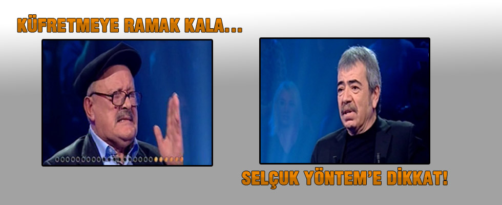 Yarışmacı tam küfür edecekti ki...