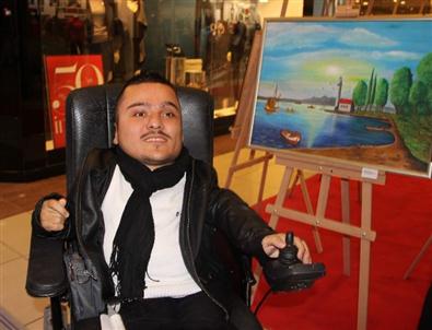 Engelli Ressamdan Sergi