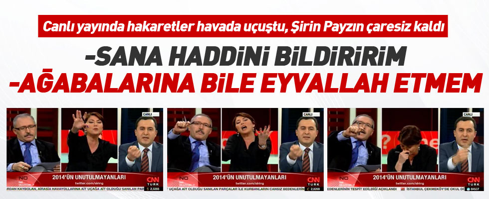 Canlı yayında kıyamet koptu