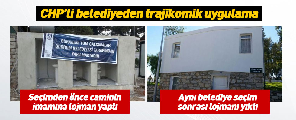 CHP'li belediyeden trajikomik icraat