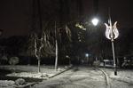 İstanbul’da Gece Saatlerinde Etksini Arttıran Kar