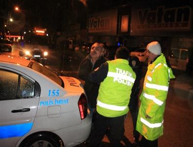 Alkollü Sürücü Polislere Zor Anlar Yaşattı