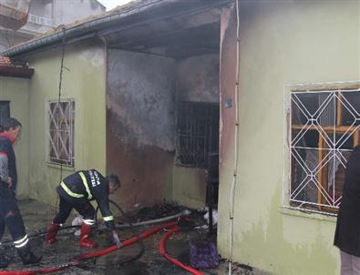 Cihanbeyli’de Ev Yangını