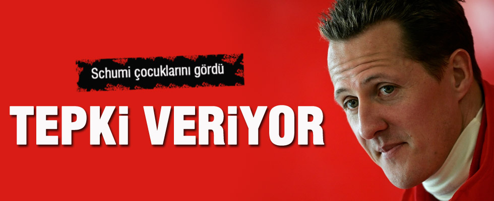 Çocuklarını görünce ağladı