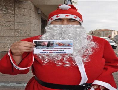Nevşehir’de İlginç Noel Protestosu