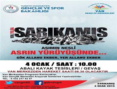 Sarıkamış Şehitleri İçin Anma Yürüyüşü