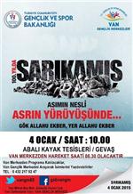 Sarıkamış Şehitleri İçin Anma Yürüyüşü