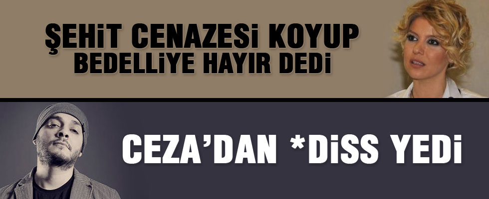 Ceza'dan Gülben Ergen'e bedelli çıkışı