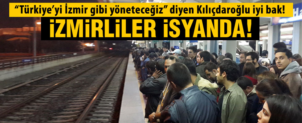 İzmirli vatandaşların metro çilesi
