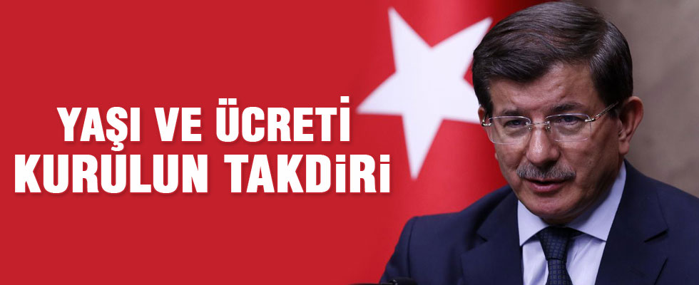 Başbakan Davutoğlu'ndan bedelli açıklaması