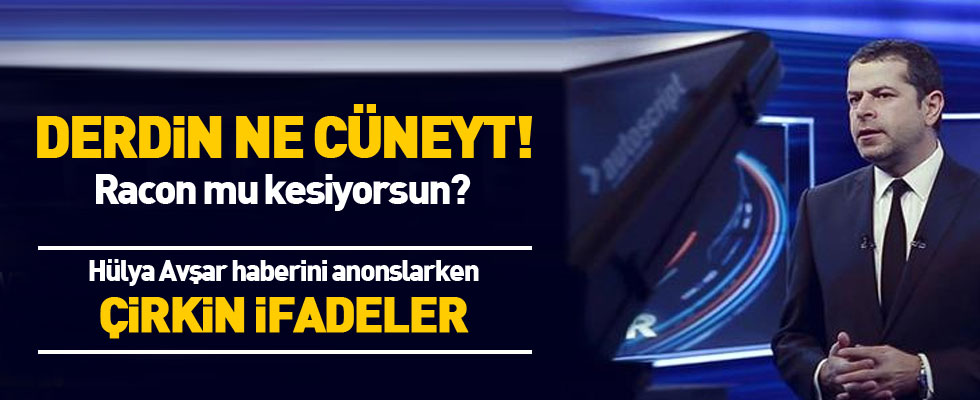 Cüneyt Özdemir'den Hülya Avşar'la ilgili çirkin ifadeler