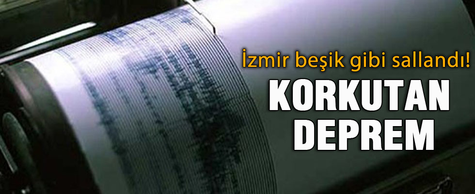 Ege'de 5,1'lik deprem!