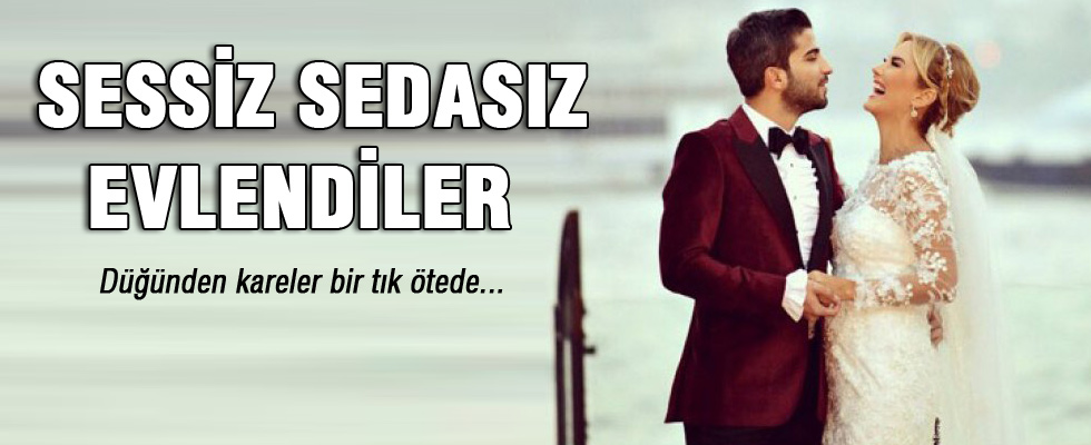 Ece Erken ile Serkan Uçar düğün yaptı