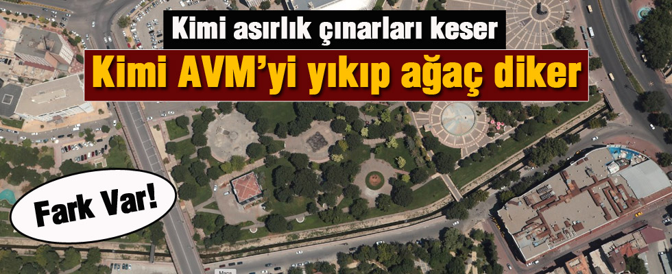Gaziantep'te AVM binası yıkılırak parka dönüştürülecek
