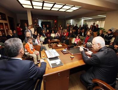 Yenimahalle Kent Konseyi’nden Yaşar’a Ziyaret