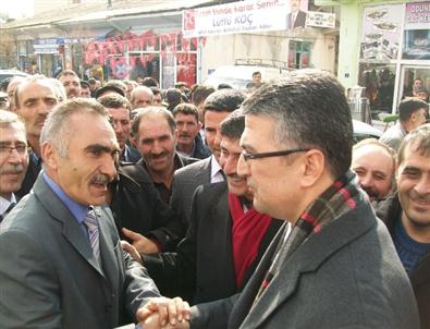 Mhp Erzurum Büyükşehir Belediye Başkan Adayı Aydın, Narman’da Ziyaretlerde Bulundu