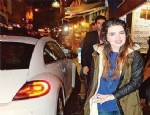 MUHTEŞEM YÜZYIL - Pelin Karahan yeni arabasıyla gecelerde