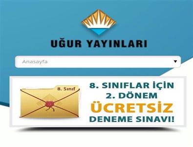 Uğur Yayınları Online Ücretsiz Deneme Sınavı Uyguluyor