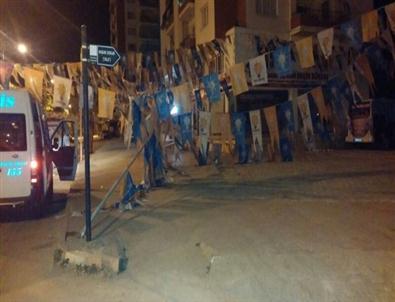 Ak Parti Seçim Bürosuna Saldırı