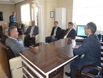 Kula’da Mhp'den Emniyet Müdürü Gündoğdu’ya Ziyaret
