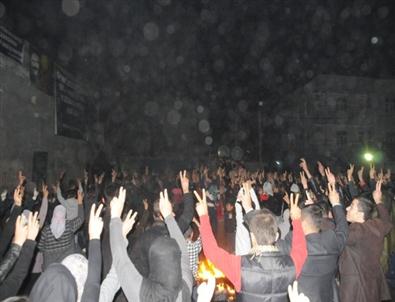 Cizre’de İzinsiz Gösteriye Polis Müdahale Etti