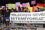 Kadınlardan 'Öldüren Sevgi İstemiyoruz” Yürüyüşü