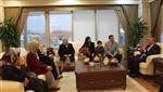 HELİKOPTER KAZASI - Gazeteci İsmail Güneş’in Ailesi Başkan Erdem’i Ziyaret Etti