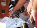 Ağır Zatürre Geçiren  Bebek Hava  Ambulansı İle  Sevk Edildi