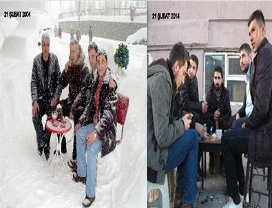 Erzurum’da 10 Yıl Önce ve 10 Yıl Sonra Kışın Fotoğrafı
