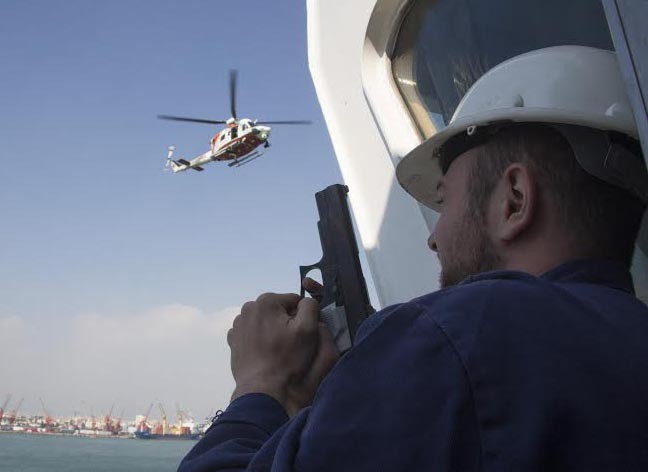 'Hollywood' sahnelerini aratmayan tatbikat