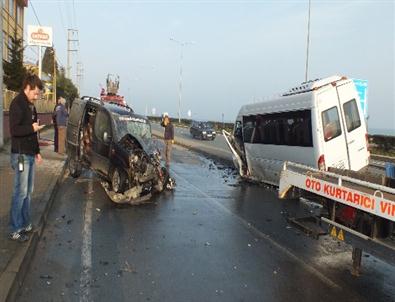 Rize’de Trafik Kazası Açıklaması