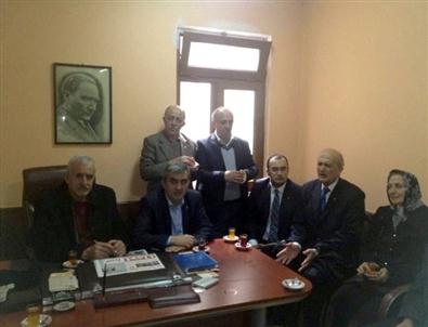 Mhp Giresun Belediye Başkan Adayı Erzurum’a Muhtarlardan Destek