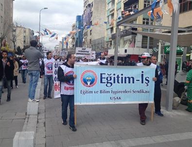 Uşak’ta Eğitimcilerden Tasarı Eylemi