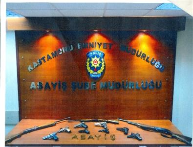 Kastamonu’da Çok Sayıda Silah ve Mühimmat Ele Geçirildi