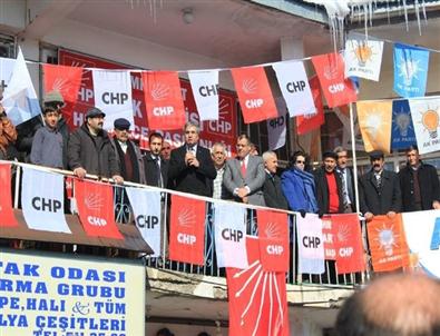 Chp Hınıs’ta Miting Yaptı