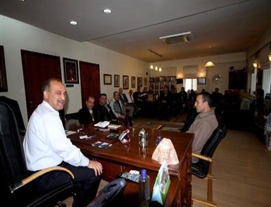 Kooperatif İş Sendikası Üyeleri Başkan Aşkın'ı Ziyaret Etti