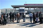 TAKSİ ŞOFÖRLERİ - Taksiciler Cilvegözü Sınır Kapısı'nda Eylem Yaptı