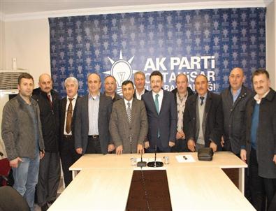 Ak Parti Ortahisar İlçe Başkanı Altunbaş Belde Başkanları İle Bir Araya Geldi