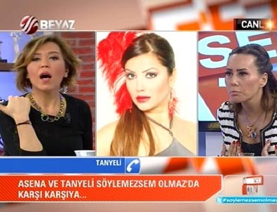 Söylemezsem Olmaz - Asena ile Tanyeli canlı yayında kavga etti