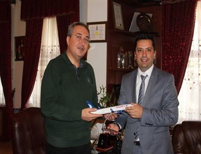 Thy Heyeti Belediye Başkanı Ünver’i Ziyaret Etti