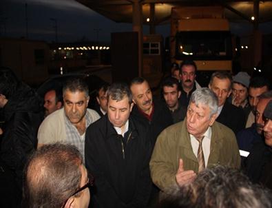 Tır Şoförleri, Kapıkule’de Eylem Yaptı