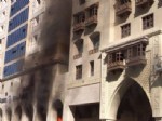 Medine'de Türklerin kaldığı otelde yangın çıktı