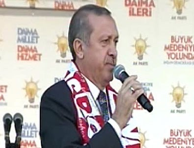 AK Parti Antalya mitingi 2014 - Başbakan, CHP'yi Mustafa Akaydın'la vurdu