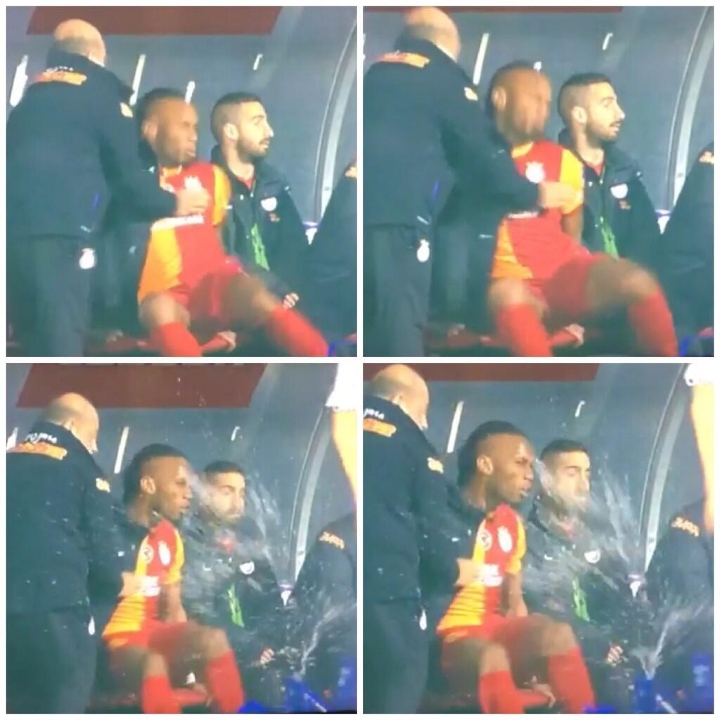 Oyuncan alınan Drogba çıldırdı