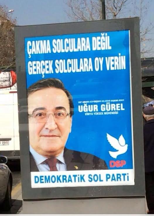 DSP'li Uğur Gürel: Ankara'nın tek sol adayı benim