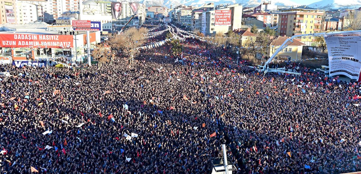 AK Parti Erzurum Mitingi 2014 - Başbakan Erdoğan: Türkçe Olimpiyatları'nı artık yapamazlar