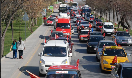 'Kutlugün Geliyor' Konvoyu Yenimahalle'ye Sığmadı
